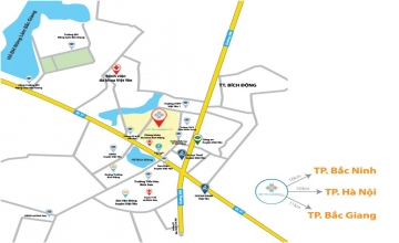 VỊ TRÍ VIỆT YÊN RIVERSIDE